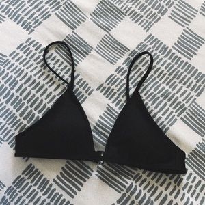 Aerie Basic Black Bikini Top